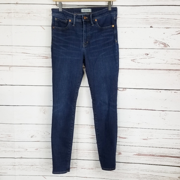 Madewell | 9" High Rise Skinny Jeans in Larkspur Wash - Picture 2 of 7